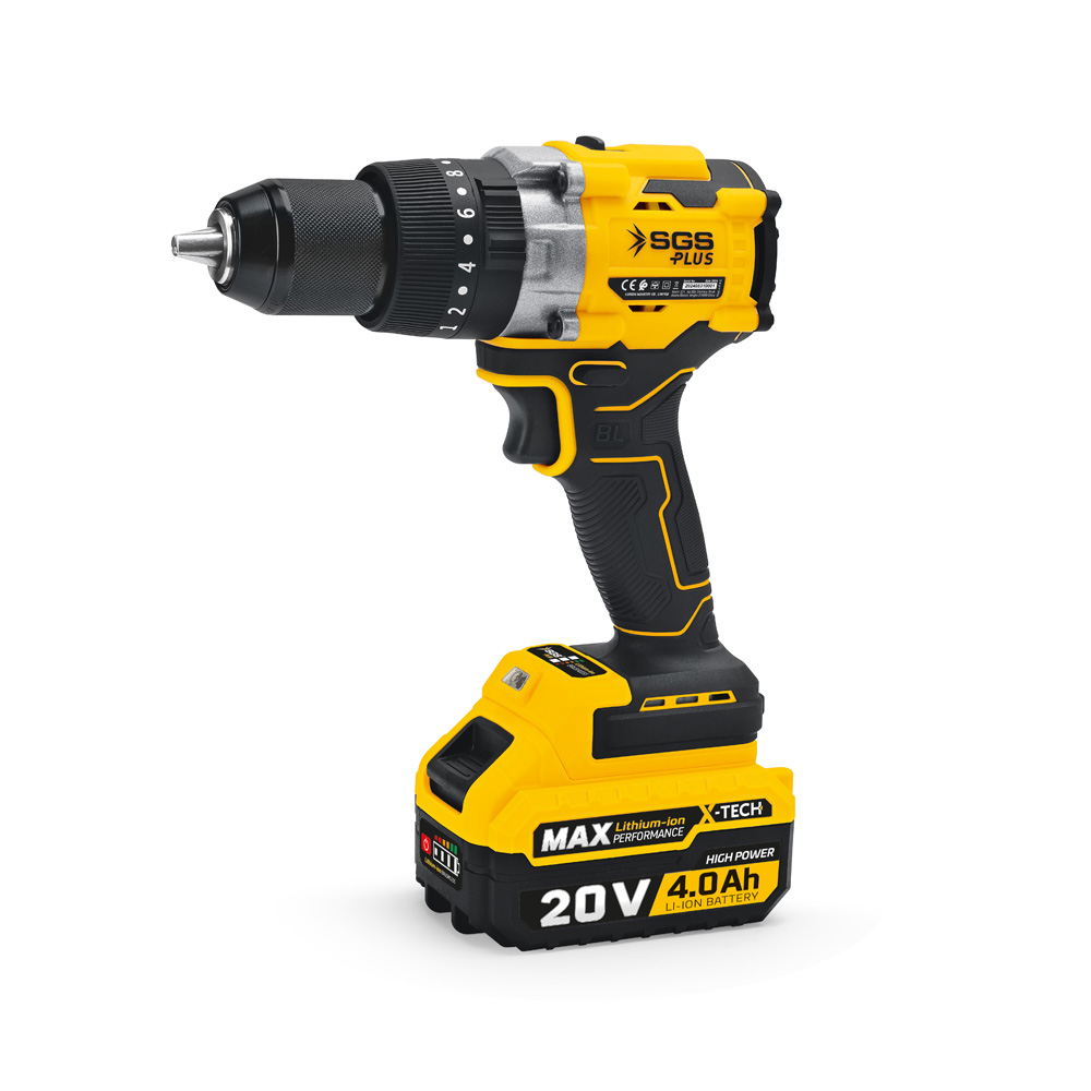 DARBELİ MATKAP SETİ 20 VOLT 130 Nm 2*4.0Ah (KÖMÜRSÜZ MOTOR)